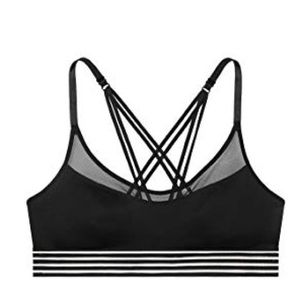 PINK Ultimate Unlined Sheer Stripe  Bra